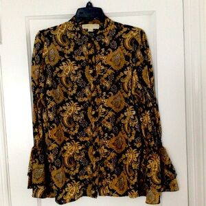 Michael Kors Ruffle Sleeve Blouse